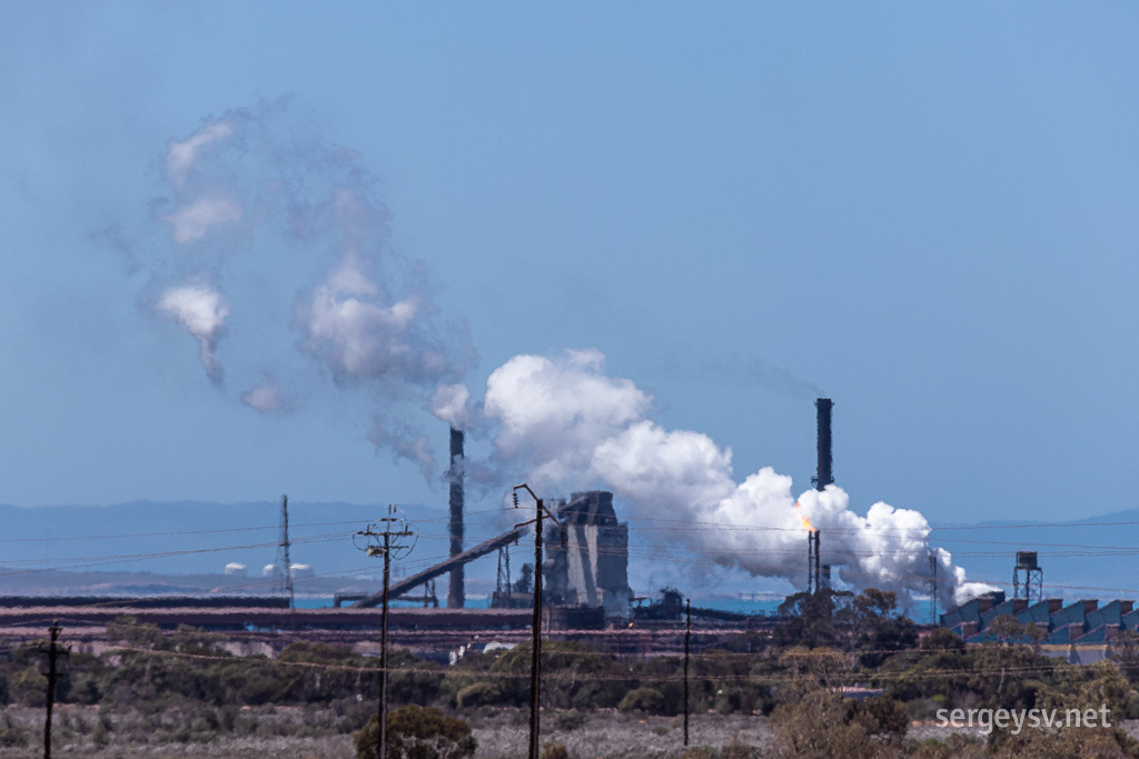 Steelworks at Whyalla.